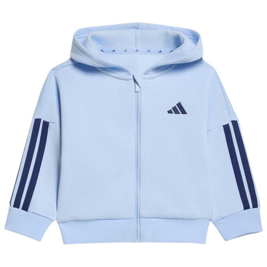 Adidas Βρεφικές φόρμες σετ Essentials 3-Stripes Fleece Full-Zip Joggers Set